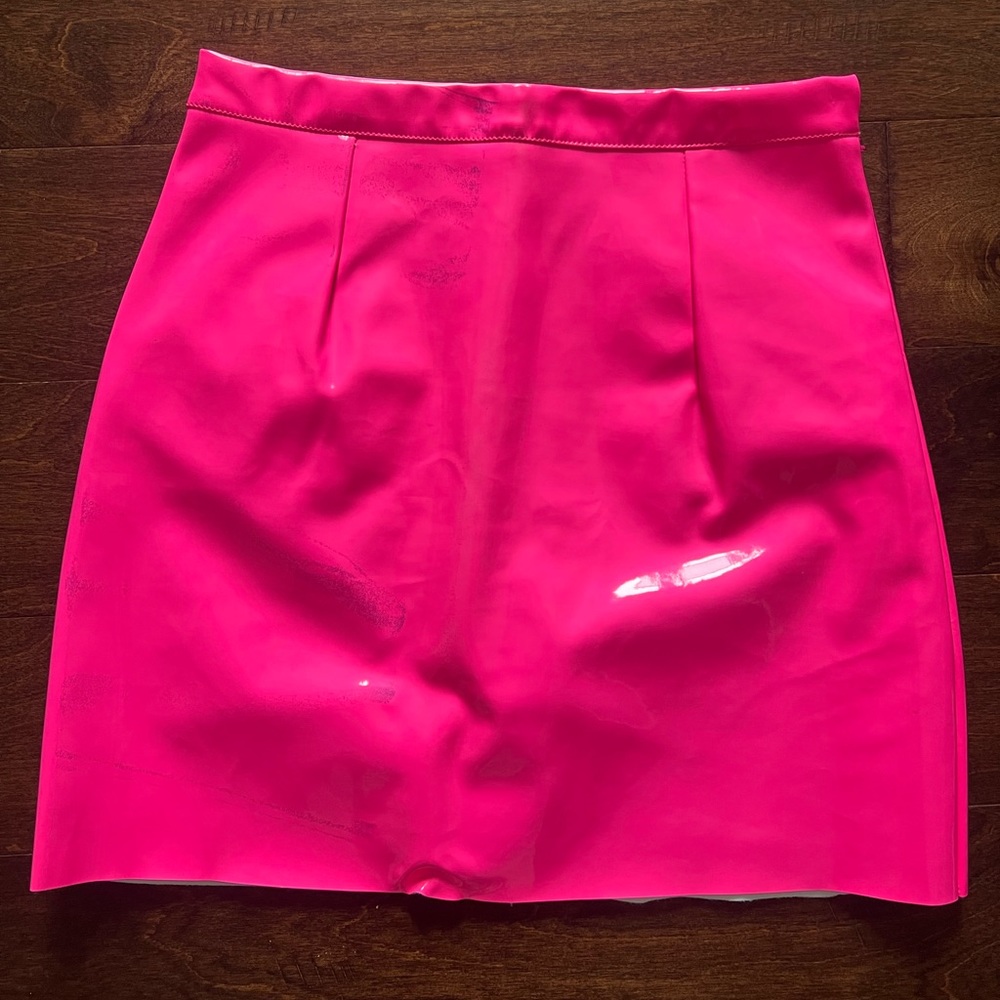 Missguided PVC mini skirt